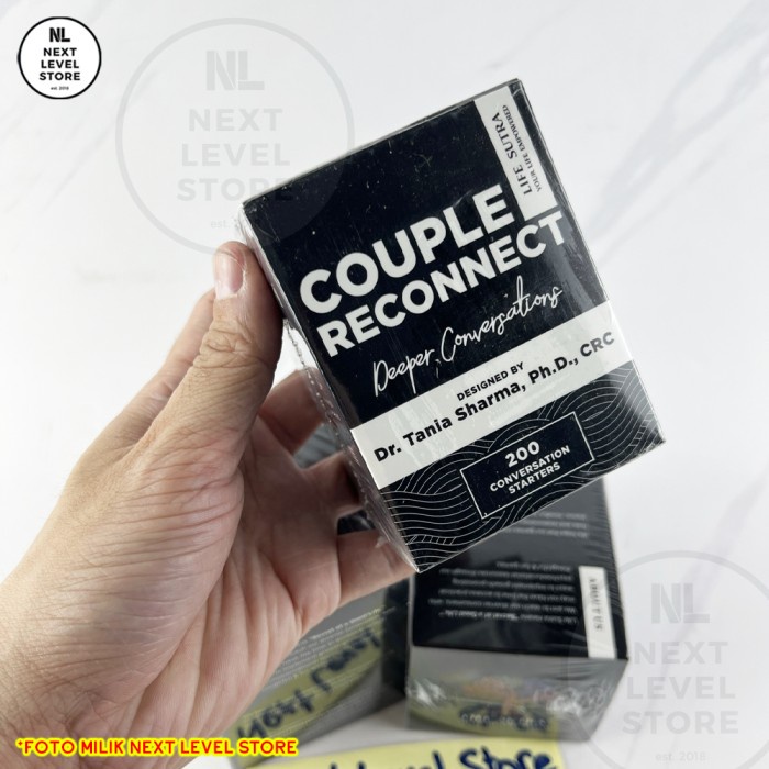Couple Reconnect Card Game Mainan Kartu Pasangan Deeper Conversations