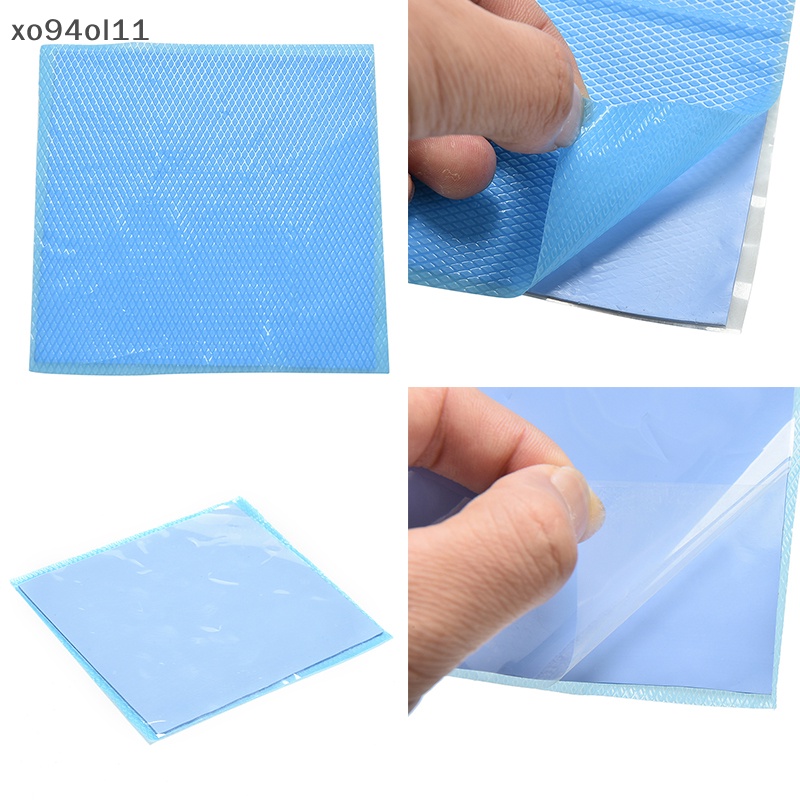 Xo 100mmx100mmx1mm Biru Heatsink Pendingin Thermal Conductive Uncut Silicone Pad OL