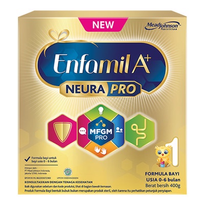 Enfamil A+ 1 Susu Formula Bayi 0 - 6 Bulan 400 g