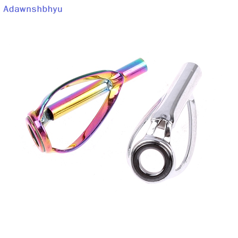 Adhyu 1pc Sliver/Rain Top Tip Guide Ring Bebas Kusut Untuk Berputar Pancing ID