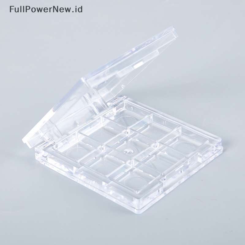 Power Nail Tip Box4 /9 Grids Tempat Penyimpanan Kosong Nail Art Organizer Container Box ID