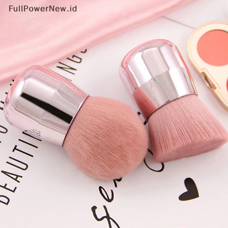 Power Populer Sikat Kuku Jamur Bulat Bunga Kecil Paint Gel Kuas Pembersih Debu ID