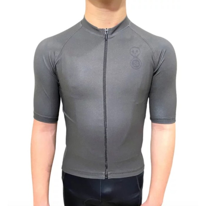 JERSEY SEPEDA SXB GREY SEPEDA ROADBIKE GOWES CYCLING JERSEY SLEEVES - S