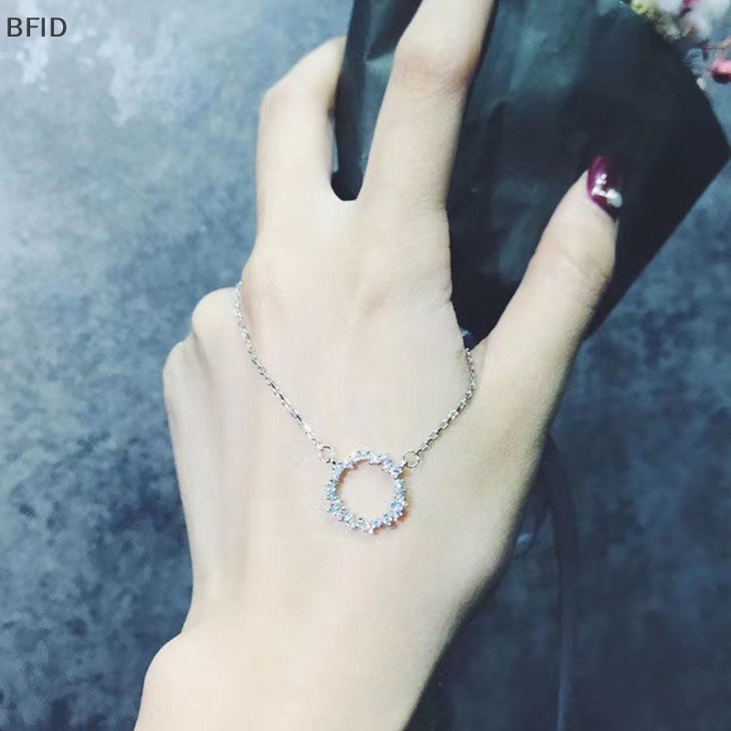 [BFID] Liontin Choker Cahaya Aesthetic Niche Klavikula Kalung Perhiasan Wanita Hadiah [ID]