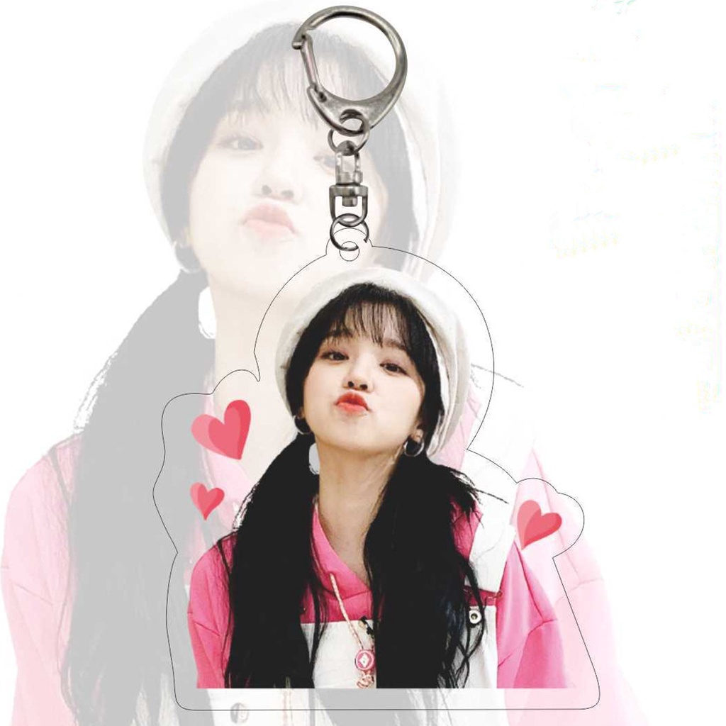 1pc IU YUQI SHUHUA (G)I-DLE Gantungan Kunci Akrilik GIDLE Key Ring Hanging Up