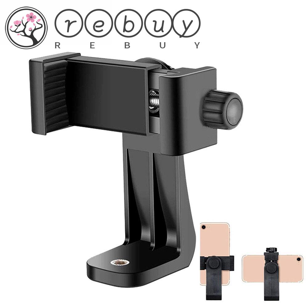 Rebuy Phone Bracket Clip 360 Rotation Mount Adapter Aksesoris Telepon Vertical Clipper Holder Selfie Klip Braket Tripod