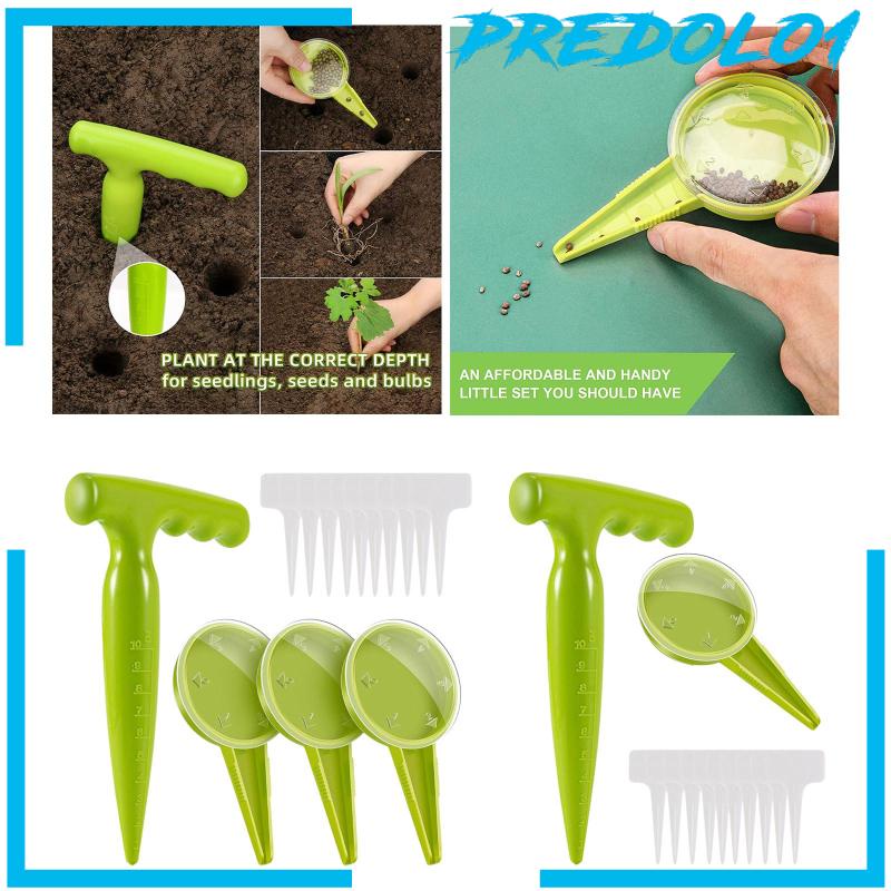 [Predolo1] Set Penanaman Taman Penabur Perlengkapan Taman Untuk Taman Pot Bunga Halaman Belakang