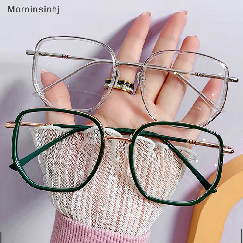 Mornin ins Tanpa makeupSquare frame Glassestransparan Eyewear Glasses Untuk Wanita id