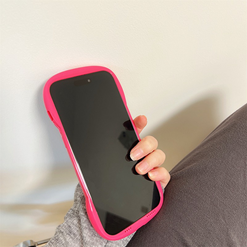 【Bow Mirror】So Cute Pink Lotso Strawberry Bear Silicone SoftCase IPhone 11 12 13 14 Pro Max Women's Fashion Gift Phone Case Brand Gift Pink Makeup