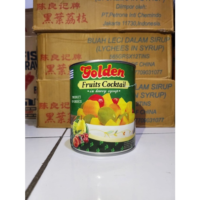 

Golden fruit cocktail kaleng