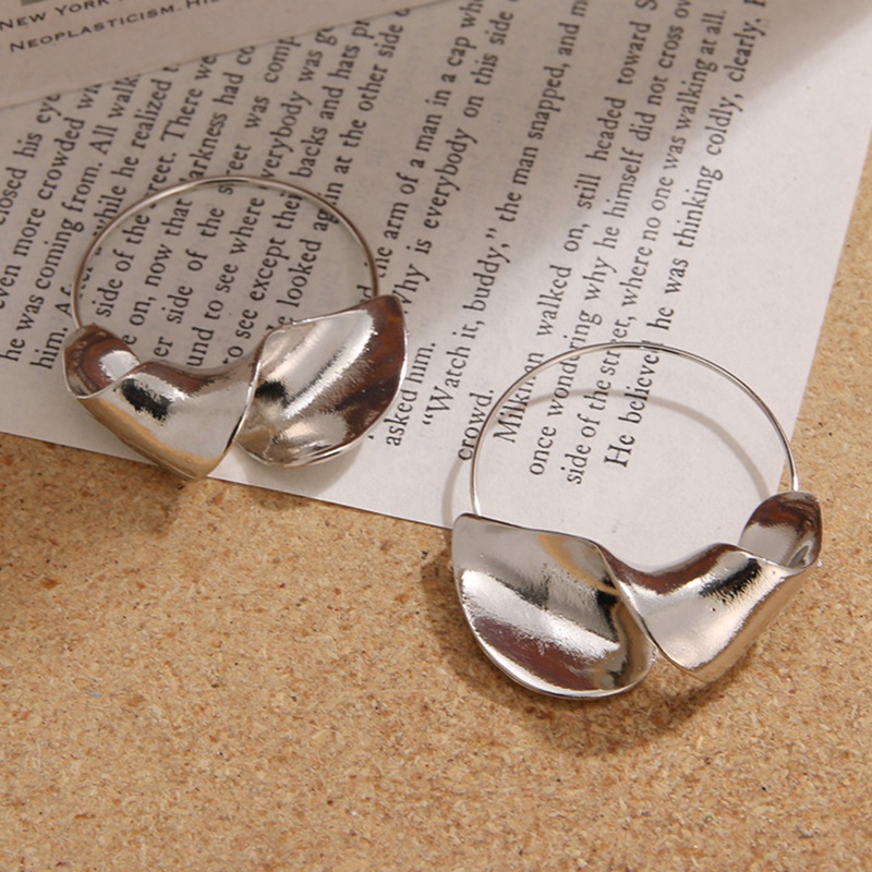 Vintage Heavy Metal Alloy Drop Earrings Wanita Gothic Punk Metal Geometri Statement Menjuntai Earings