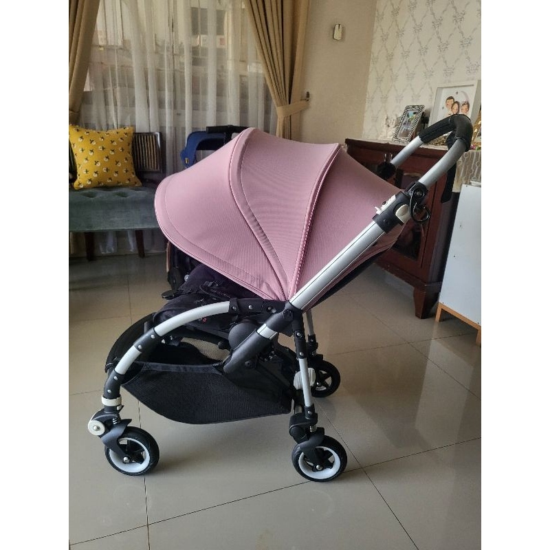 preloved stroller bugaboo bee5 pink canopy