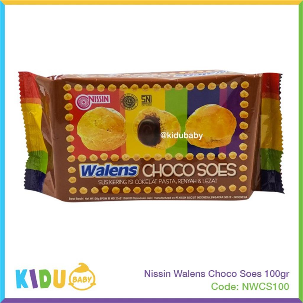 Biskuit Nissin Walens Choco Soes 100gr Biskuit Cemilan / Cemilan Sehat dll (khusus ibunya) Kidu Baby