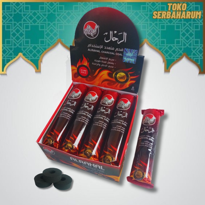 1 BOX ARANG MAGIC AL RAHAL Charcoal Coal Arang Bukhur Dupa Premium