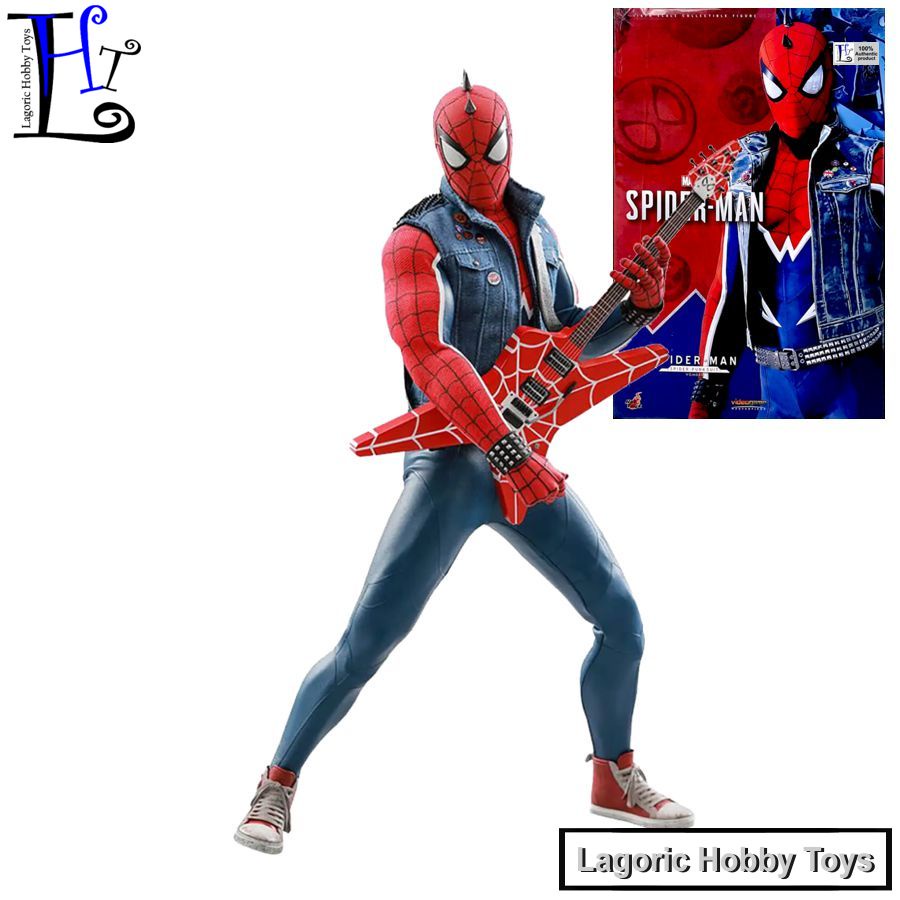 Hot Toys VGM032 Spiderman Spider Punk Game 2018 Mainan Figure