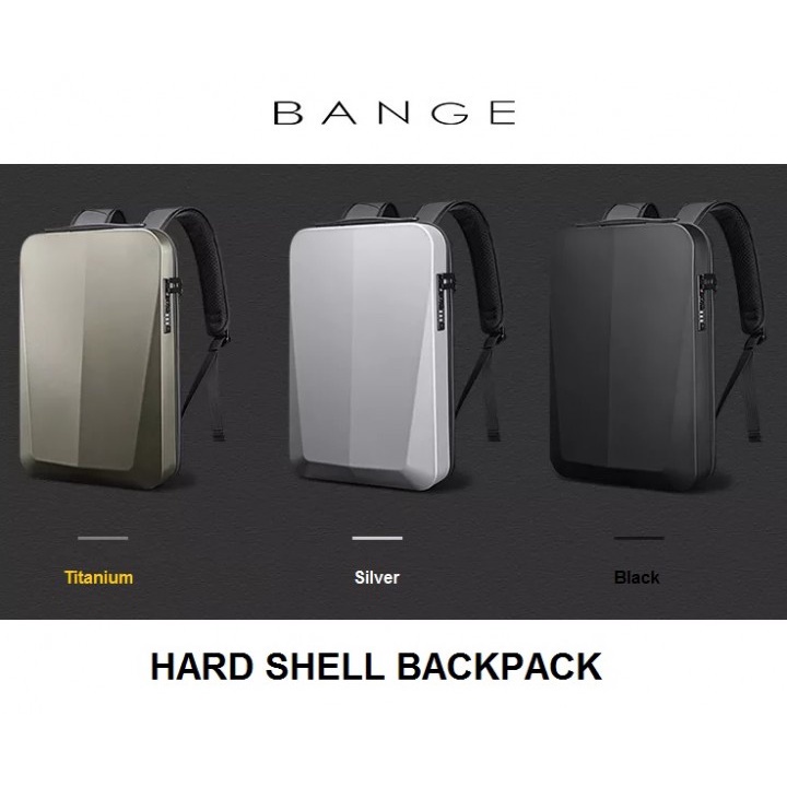 BANGE BG-22201 - Anti-Theft Hard Shell TSA Lock Laptop Backpack