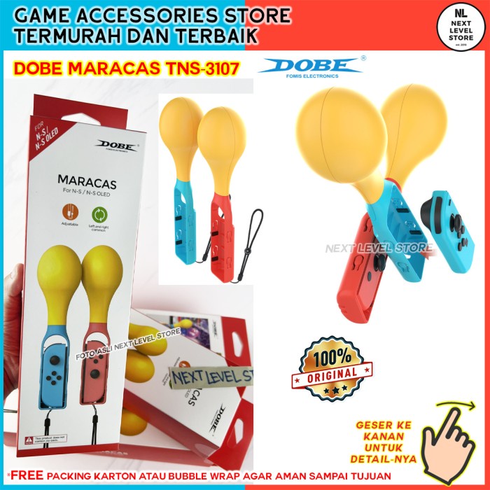 DOBE Maracas Game Controller For Nintendo Switch Samba Amigo TNS-3107