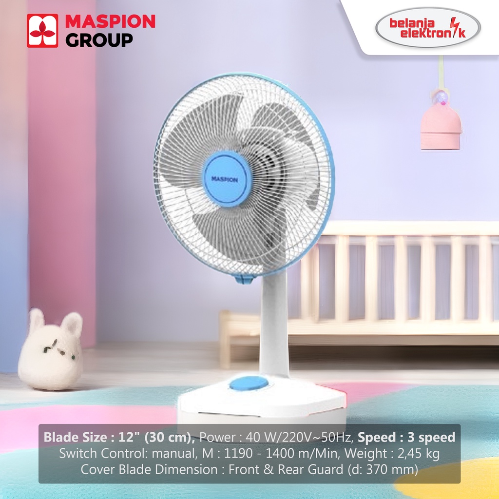 MASPION EX-308 Kipas Angin Meja Desk Fan 12 Inch EX 308