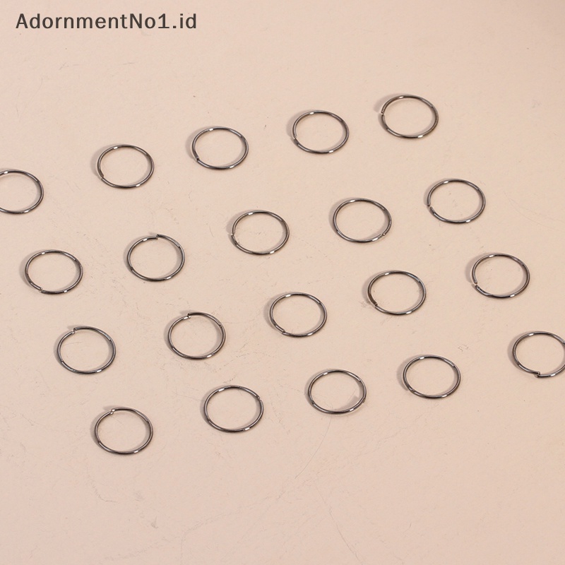 [AdornmentNo1] 20pcs Fashion Plag bulat berbentuk hidung cincin Hoops untuk wanita pria gadis tubuh perhiasan aksesori sederhana kreatif cincin hidung