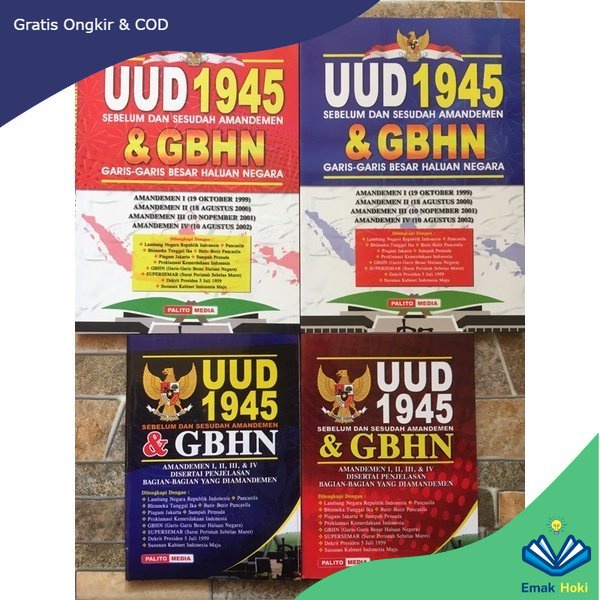 UUD 1945 & GBHN Besar / Kecil Palito Media