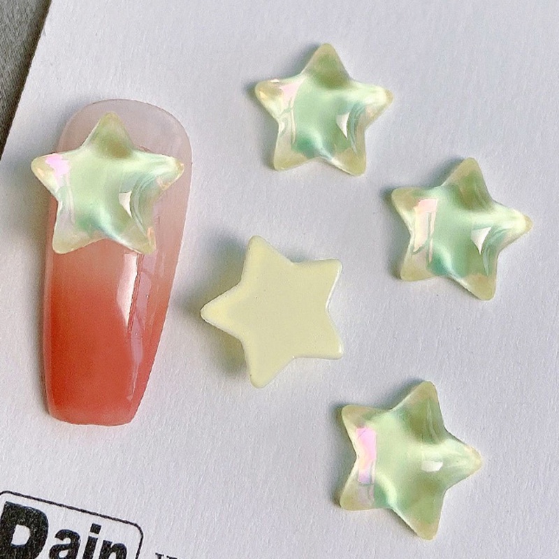 [Harga Grosir] 1/10Pcs /Bag Resin Butterfly Nail Art/Dekorasi Kuku Kartun/Hiasan Kuku Stereo Cinta Bintang Mini/Aksesoris Manicure DIY/Bor Kuku/Bagian Perhiasan