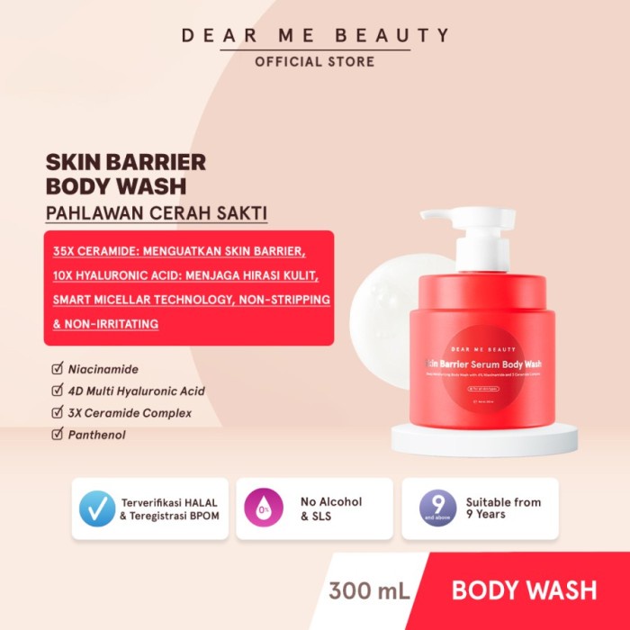 Dear Me Beauty Skin Barrier Serum Body Wash - 300ml [SABUN]