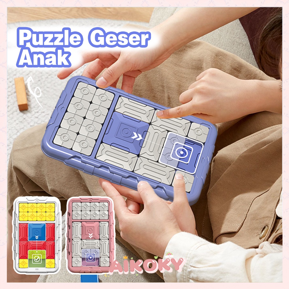 Aikoky Puzzel Geser Mini / Sliding Puzzle Mainan Edukasi Anak