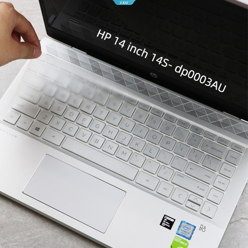 Film Pelindung Keyboard Komputer Full Coverage Bahan Silikon Untuk Film Keyboard 14-ce307 14-bs 14s-dk0xxx 14q-cs0001TX I5-8250U Komputer HP 14inch [ZK].