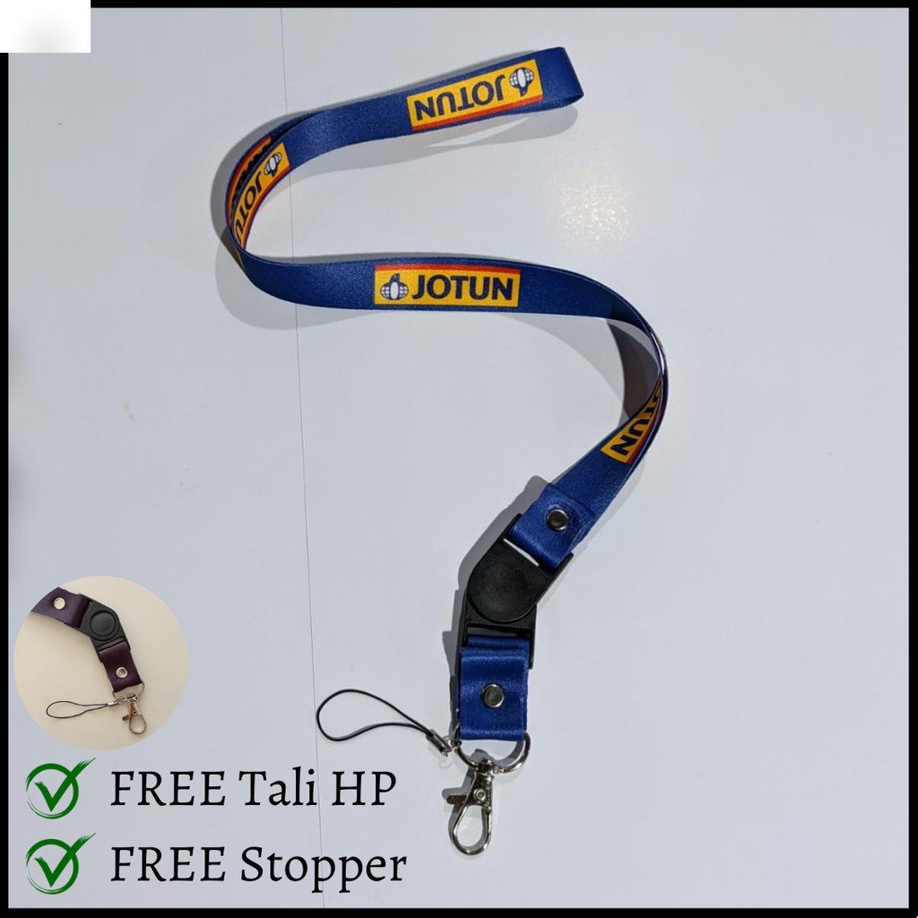 [Jotun] Tali Lanyard Custom / Custom Lanyard Name Tag Staff / Tali HP