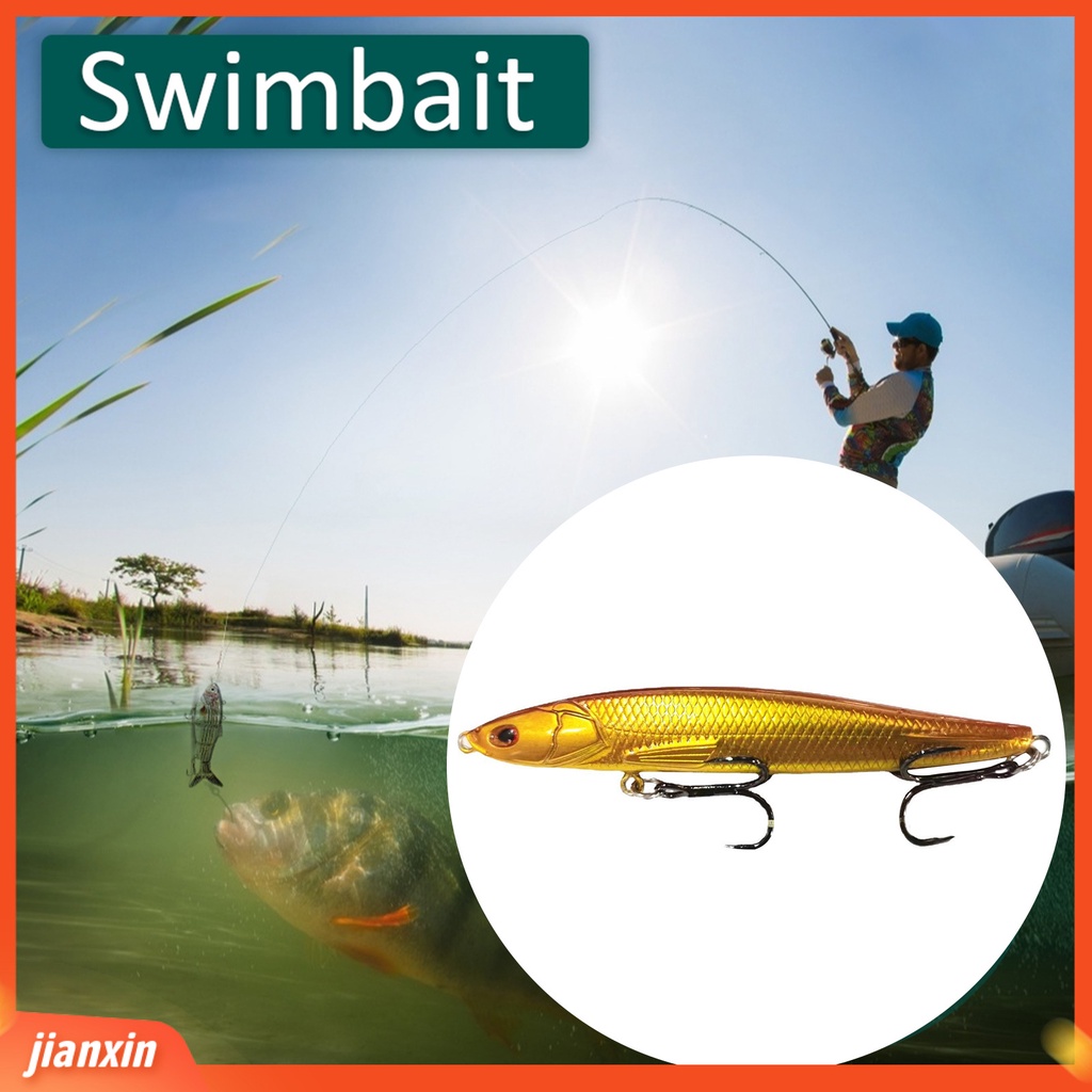 (In Stock) 7.5cm /9g Umpan Bionik Simulasi Menggoda Kait Treble Realistis Angling Tenggelam Pensil Mikro-object Umpan Memancing Luar Ruangan