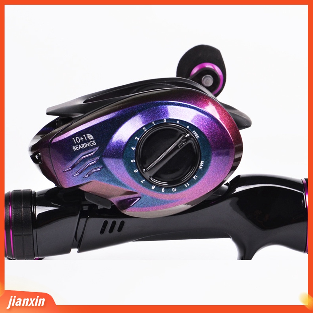 (In Stock) Gulungan Pancing Berputar Cepat ic Rem 12gears Umpan Casting Lure Explosion Proof Gulungan Panjang Untuk Di Luar Ruangan