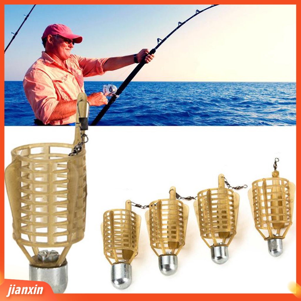 (In Stock) 20g /30g /40g /50g Umpan Pancing Ikan Gurame Feeder Lure Holder Trap Fishing Cage Basket