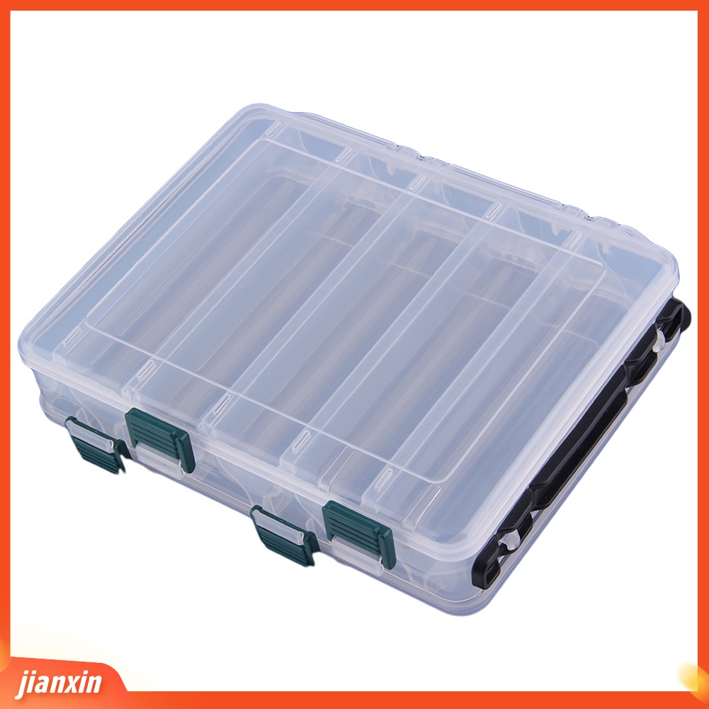 (In Stock) 12sekat Dua Sisi Umpan Pancing Tackle Hooks Baits Case Kotak Penyimpanan