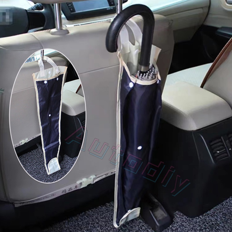 Tas Penyimpanan Payung Gagang Panjang Mobil Sandaran Jok Mobil Serbaguna Foldable Hanging Organizer