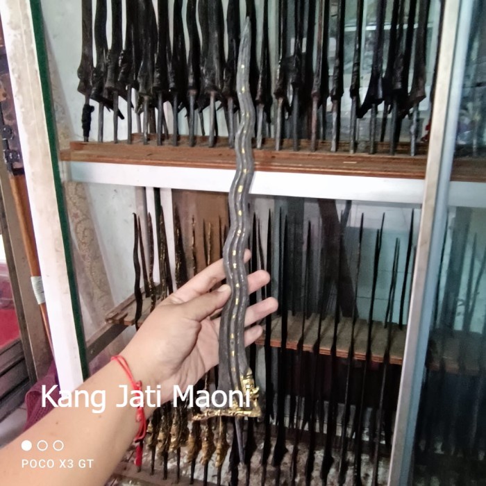 keris panimbal nogo rojo welang kinatah KJM1122 murah