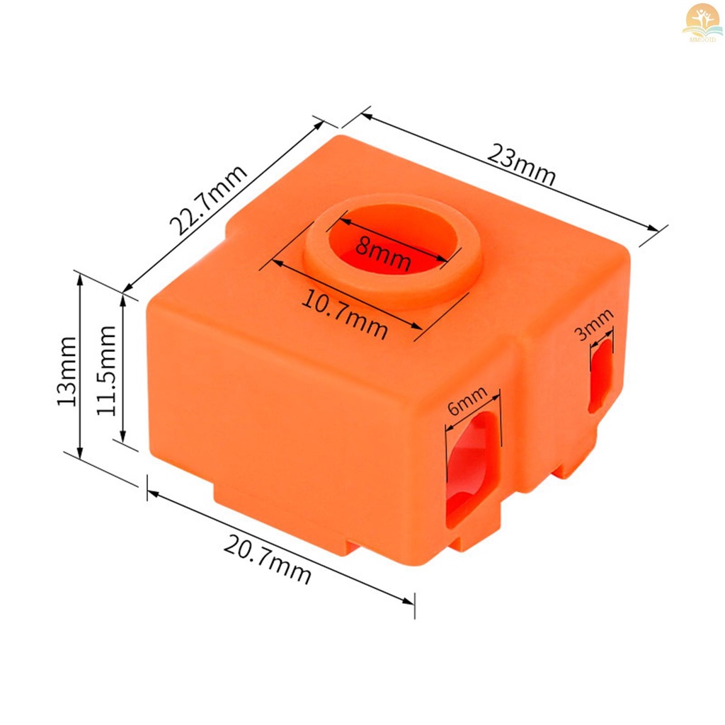 In Stock CR-6 SE Hotend Kit Semua Desain Metal Kompatibel Dengan Creality CR6 SE/ Ender-3 Series 3D Printer Dengan Isolasi Kaus Kaki Silikon