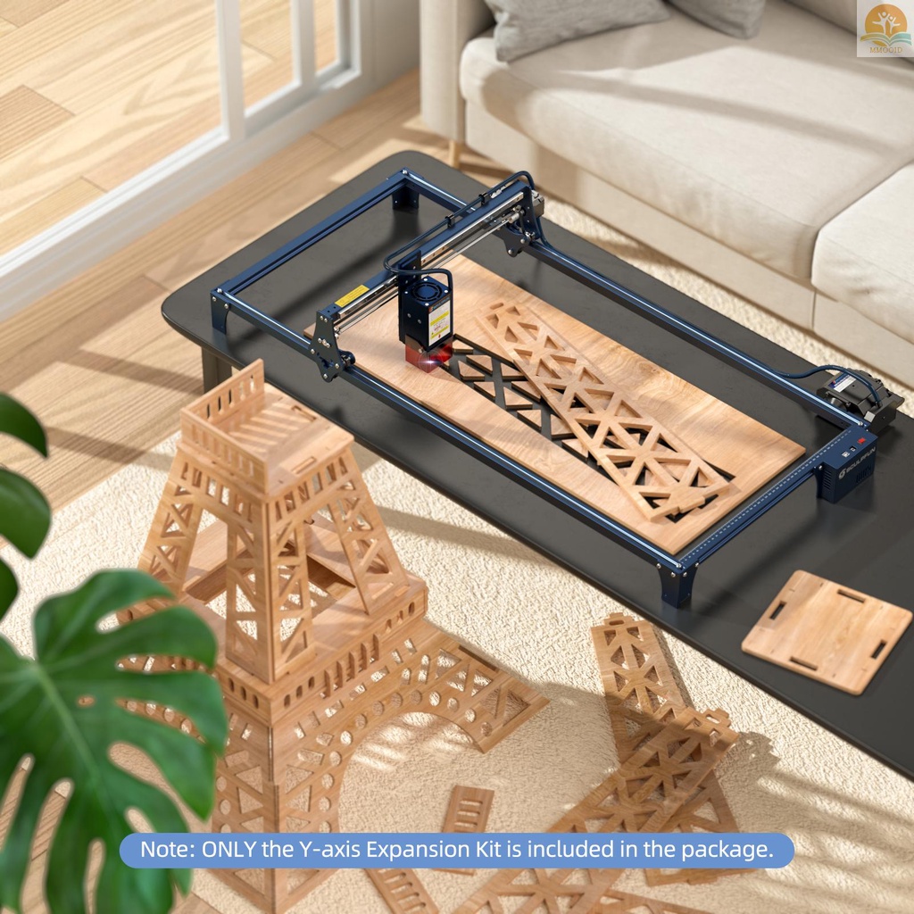 In Stock Sculpfun S30 Series Engraving Area Expansion Kit Untuk Sculpfun S30 /S30 Pro/S30 Pro Max Mesin Ukir Kit Ekstensi Y-axis Ke 935x400mm V-Slot Aluminium Shaft Langsung Masuk