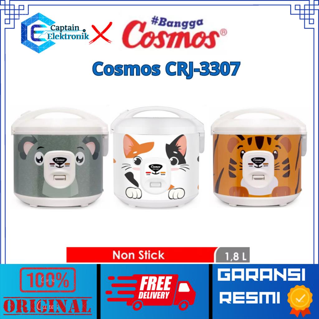 MAGIC COM COSMOS CRJ-3307 RICE Cooker CRJ3307 CRJ 3307 1.8 Liter Ori