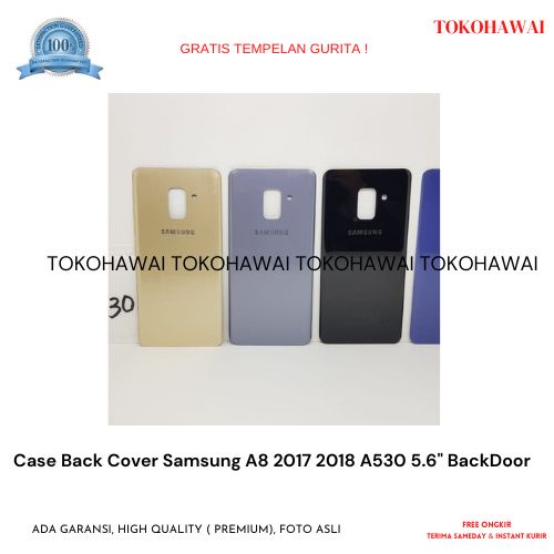 Case Back Cover Samsung A8 2017 2018 A530 5.6" BackDoor