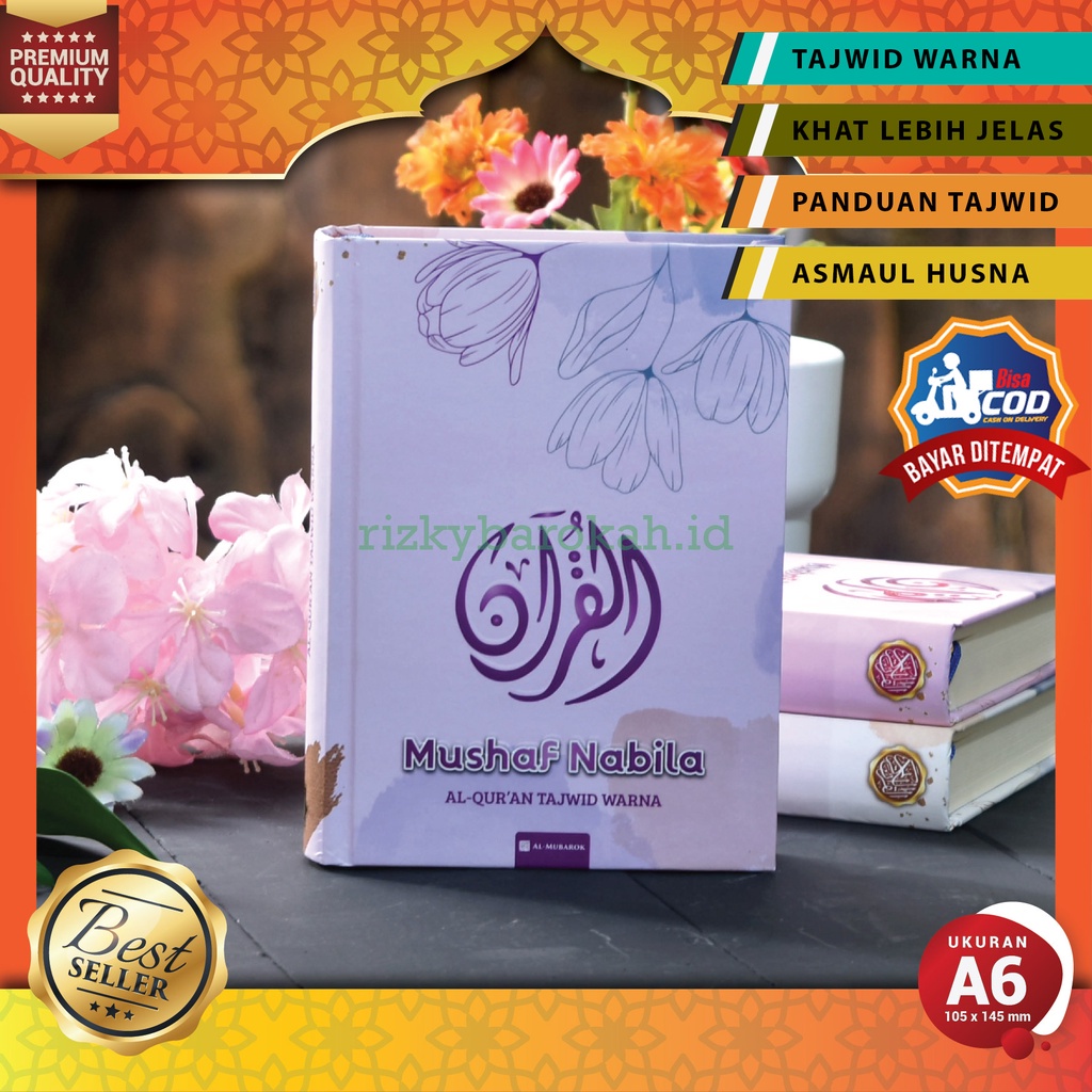 Alquran Cantik Wanita Nabila Non Terjemah A6 Hard Cover, Al Qur An Non Terjemah Utsmani, Alquran Can