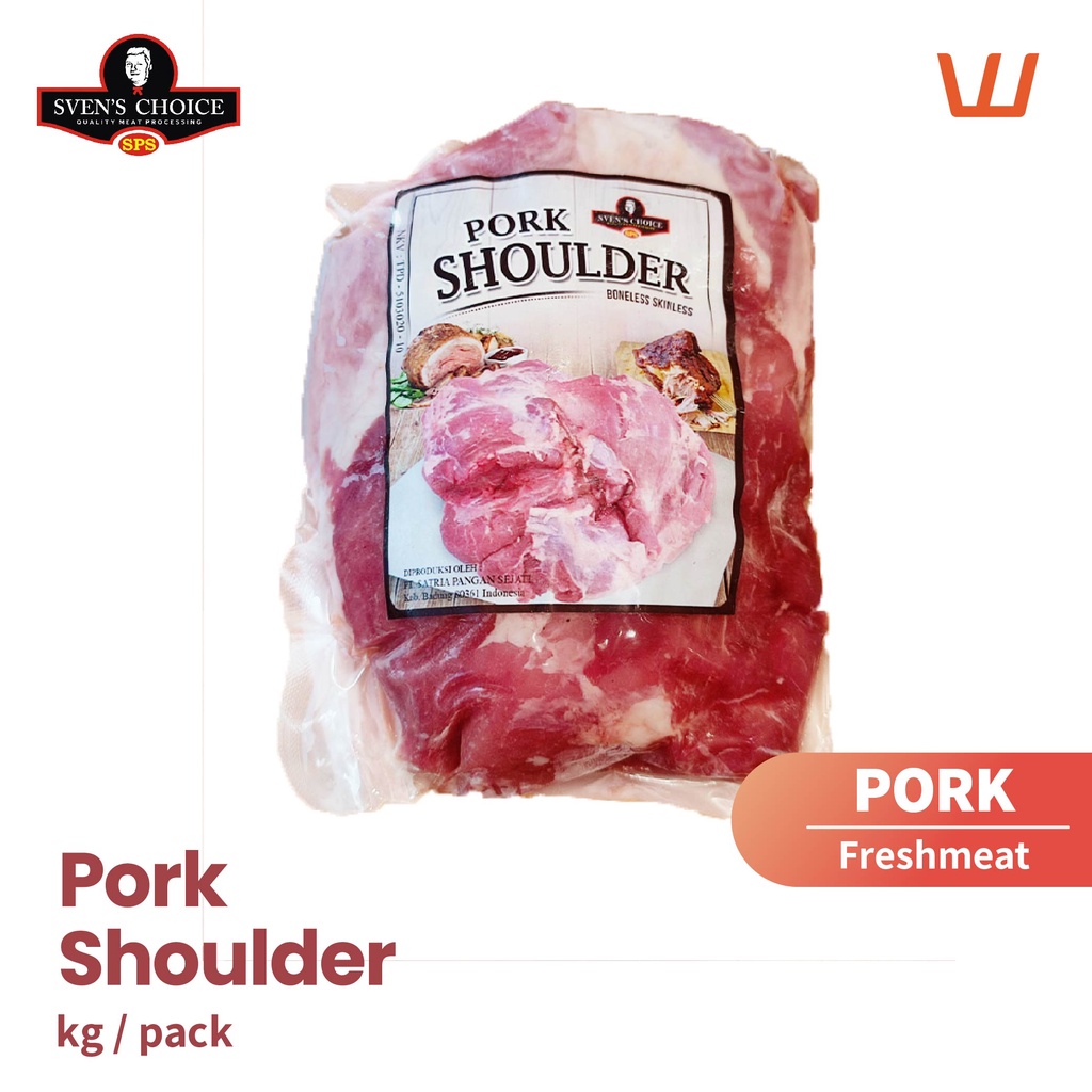 

Premium Pork Shoulder Boneless Skinless Sven's Choice