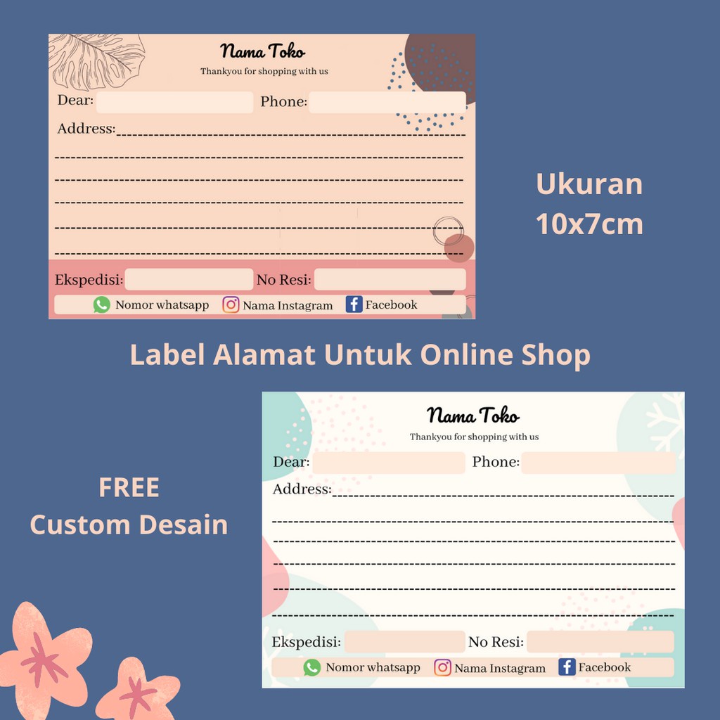 

[ISI 35 PCS] LABEL PENGIRIMAN ONLINE SHOP / LABEL PENGIRIMAN MURAH / LABEL ALAMAT OLSHOP