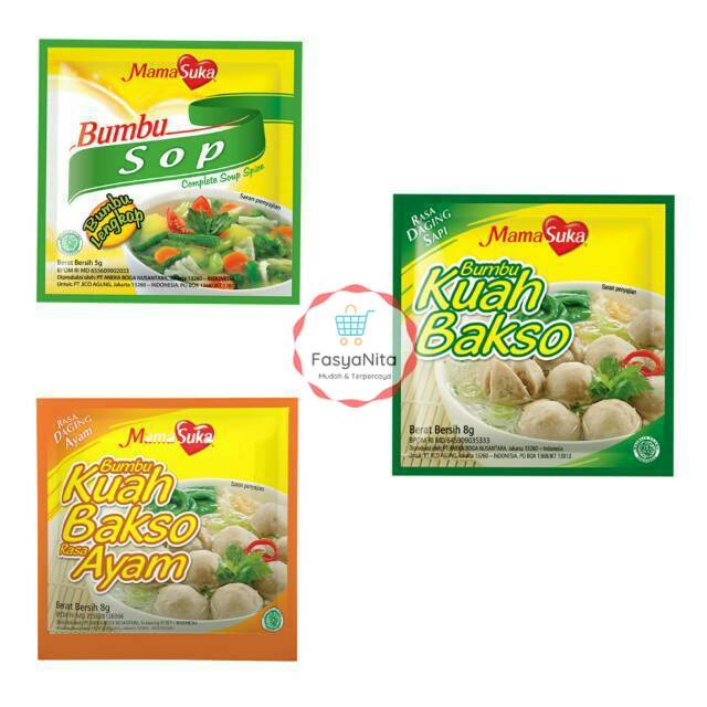 

[RENCENG] MAMASUKA BUMBU SOP, KUAH BAKSO, KUAH BAKSO AYAM