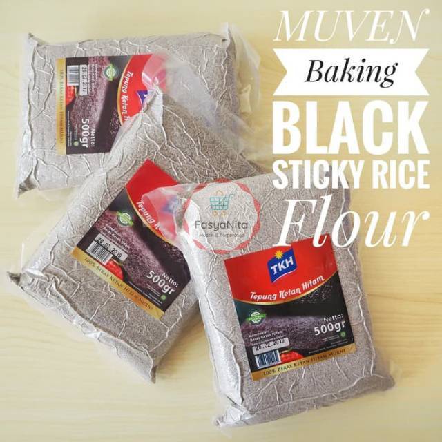 

TKH TEPUNG KETAN HITAM - BLACK STICKY RICE FLOUR - BLACK GLUTINOUS RICE POWDER