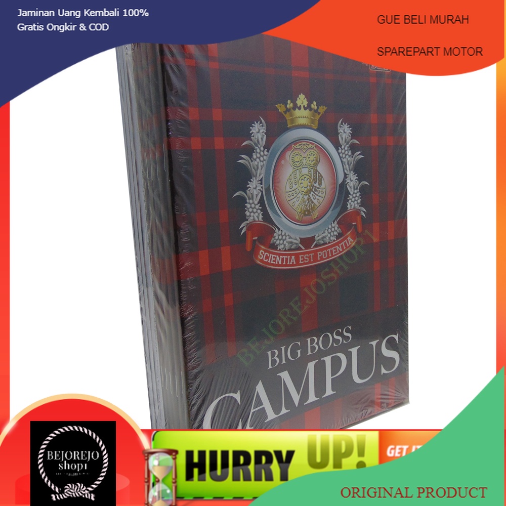 

Buku Tulis Boxy - BIG BOSS / MAXI CAMPUS 50 (1 pack/10 buku)