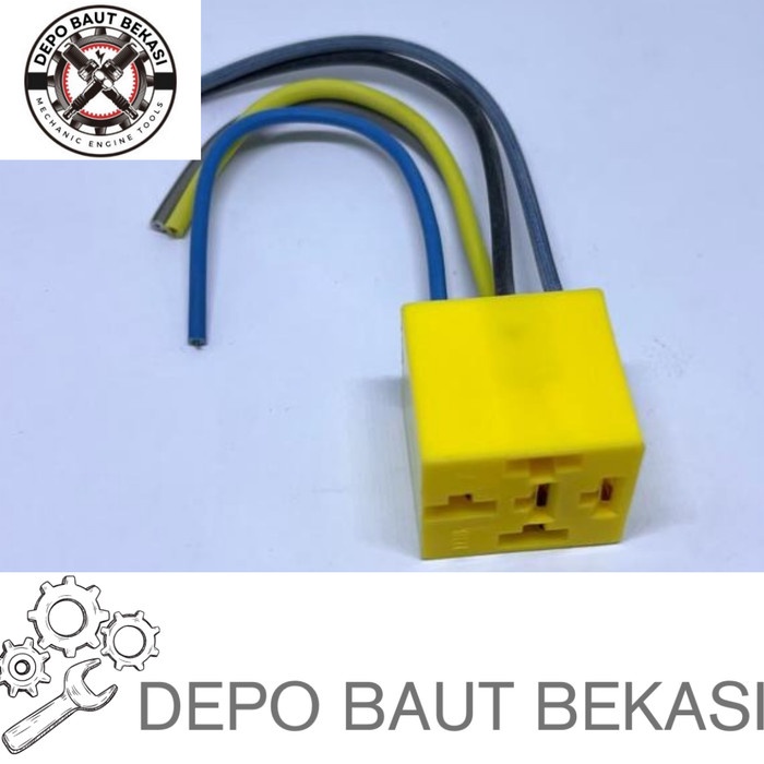 Soket Relay 5 Kaki