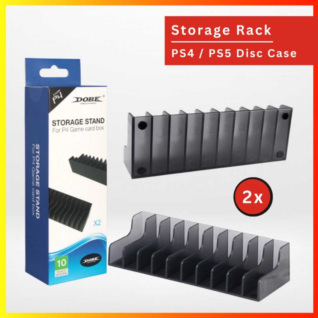 PS4 PS5 BD Storage Rack Rak Tempat kaset Game Card Box Storage Stand
