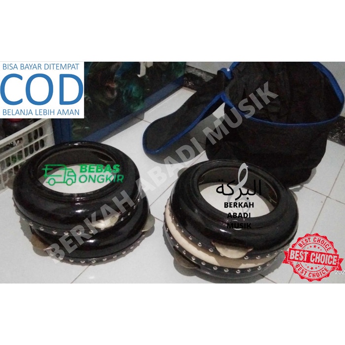 ✨READY✨ -Rebana Hadroh 1 set Hadroh standar rebana terbangan 4 buah satu set