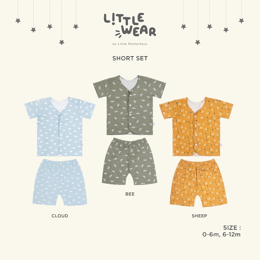 Little Palmerhaus Little Wear Short Sleeve | Setelan Anak