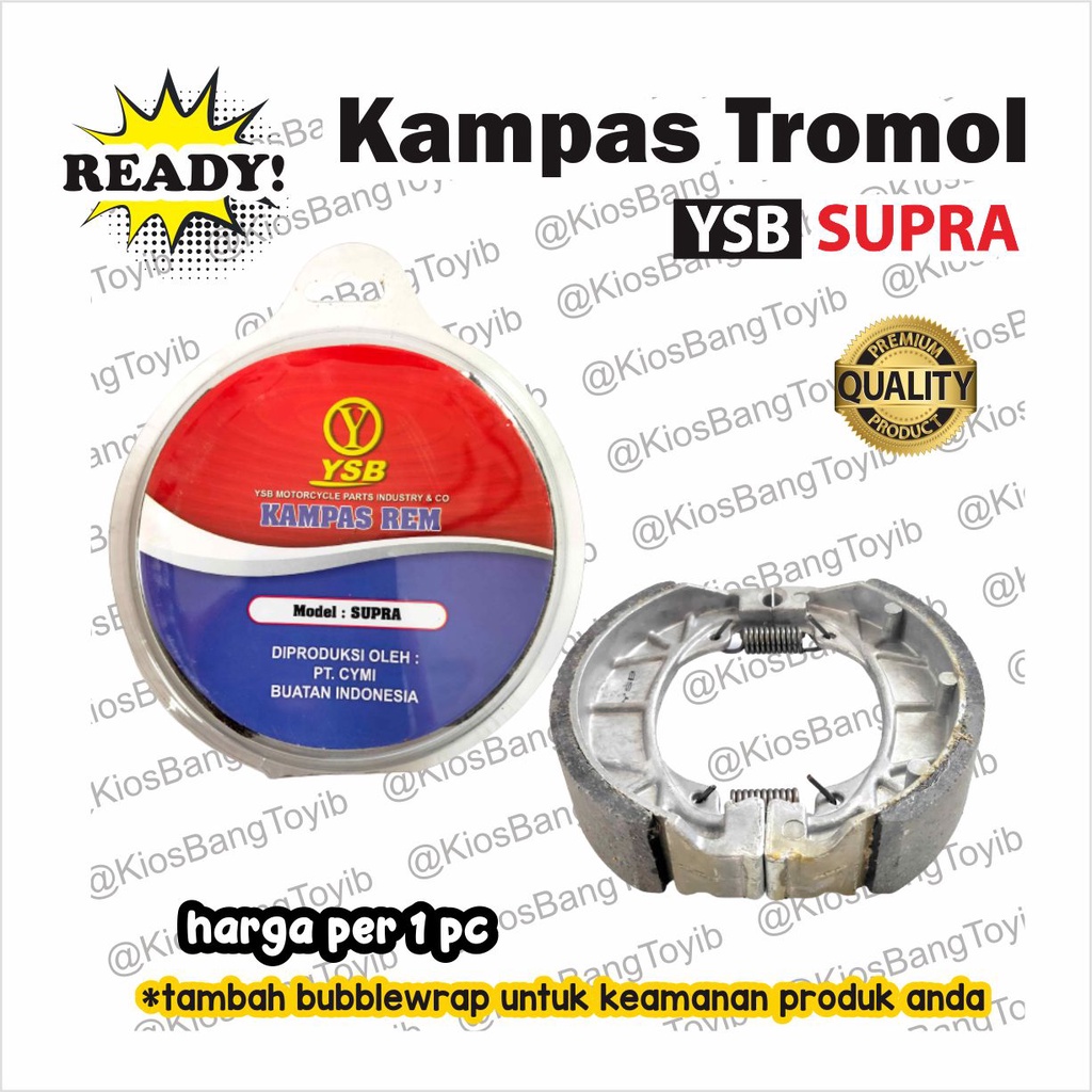 Kampas Tromol Rem Belakang Honda SUPRA GRAND KARISMA REVO ABS (YSB)